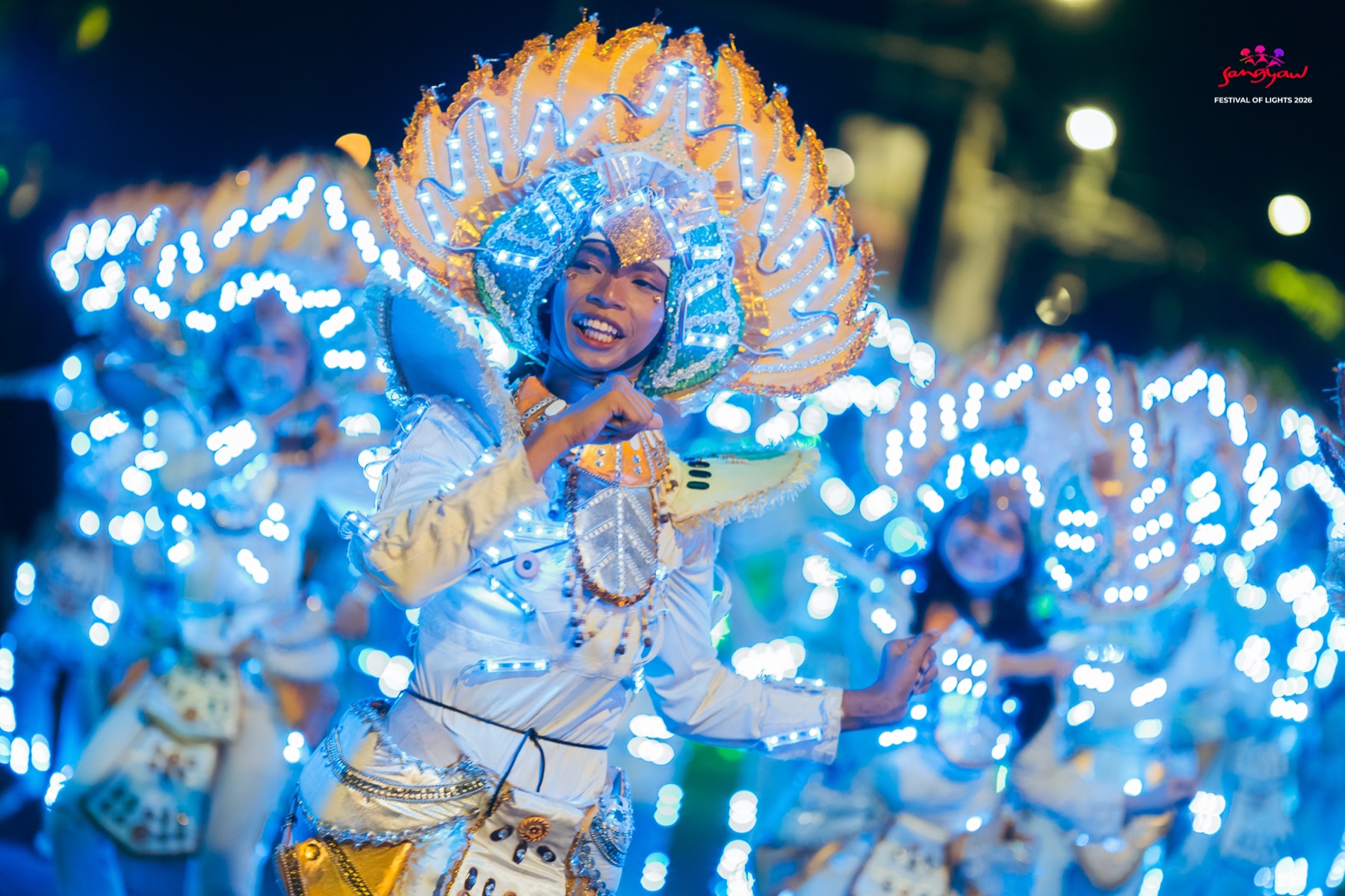 A frame from Sangyaw Festival of Lights coverage